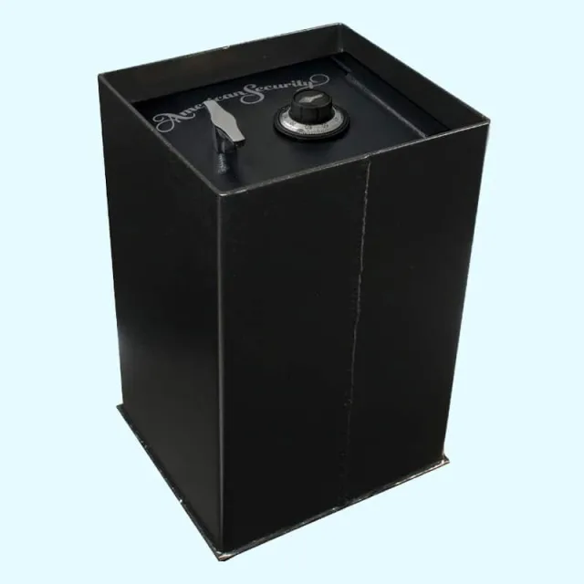 American Security B2900 safe shown closed from above.