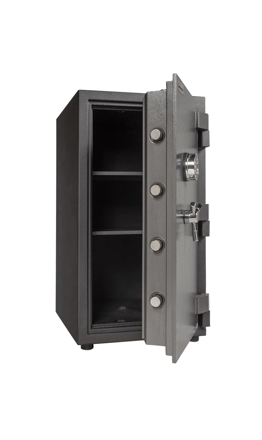 American Security BFS3416 safe shown open with the interior visible.