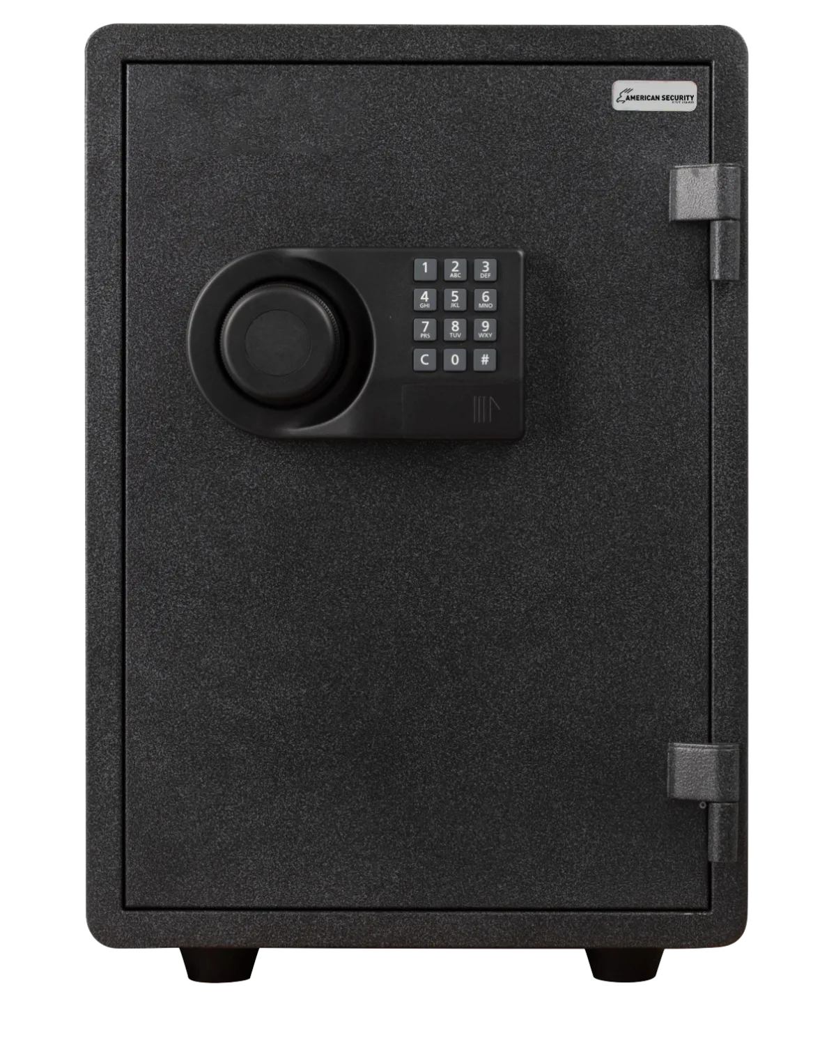 American Security FS149 safe shown closed from an alternate angle.