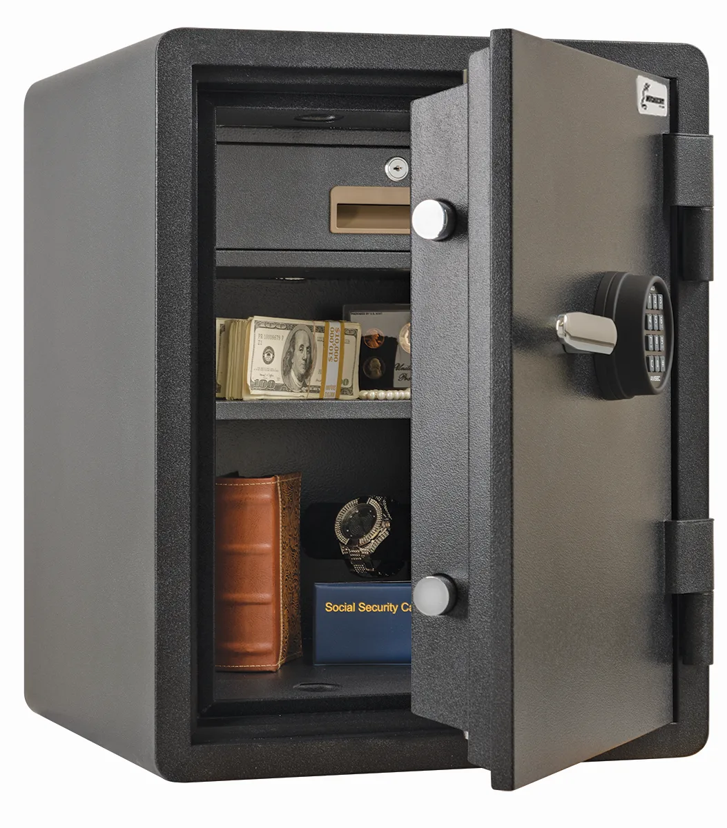 American Security FS1814 safe shown open with the interior visible.
