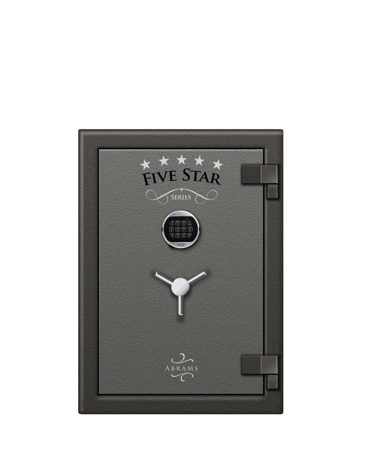 5 Star Abrams safe shown closed.