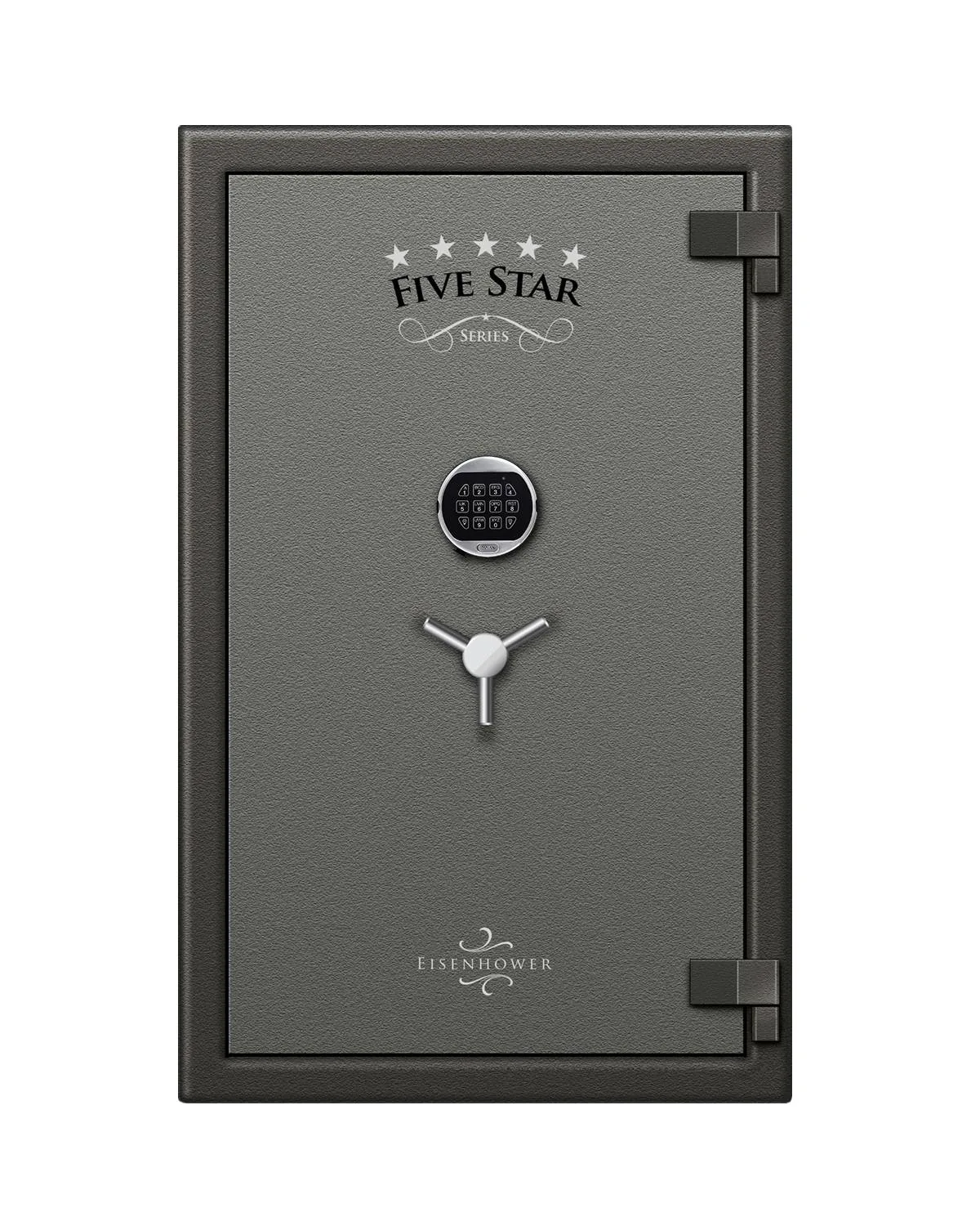 5 Star Eisenhower safe shown closed.