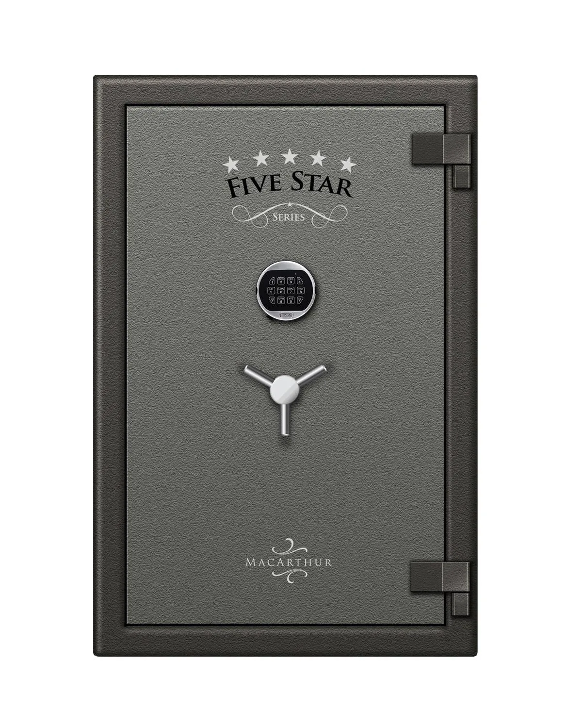 5 Star MacArthur safe shown closed.