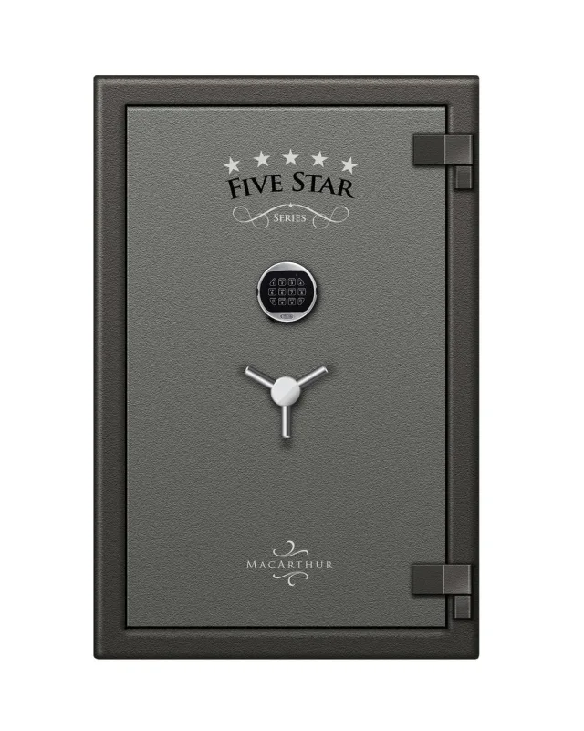 5 Star MacArthur safe shown closed.