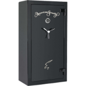 AMSEC SF 60 Minute Series Gun Fire Safe Black with Three Point Chrome Handle.