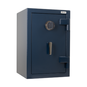 American Security AM3020 safe closed in Deep Blue