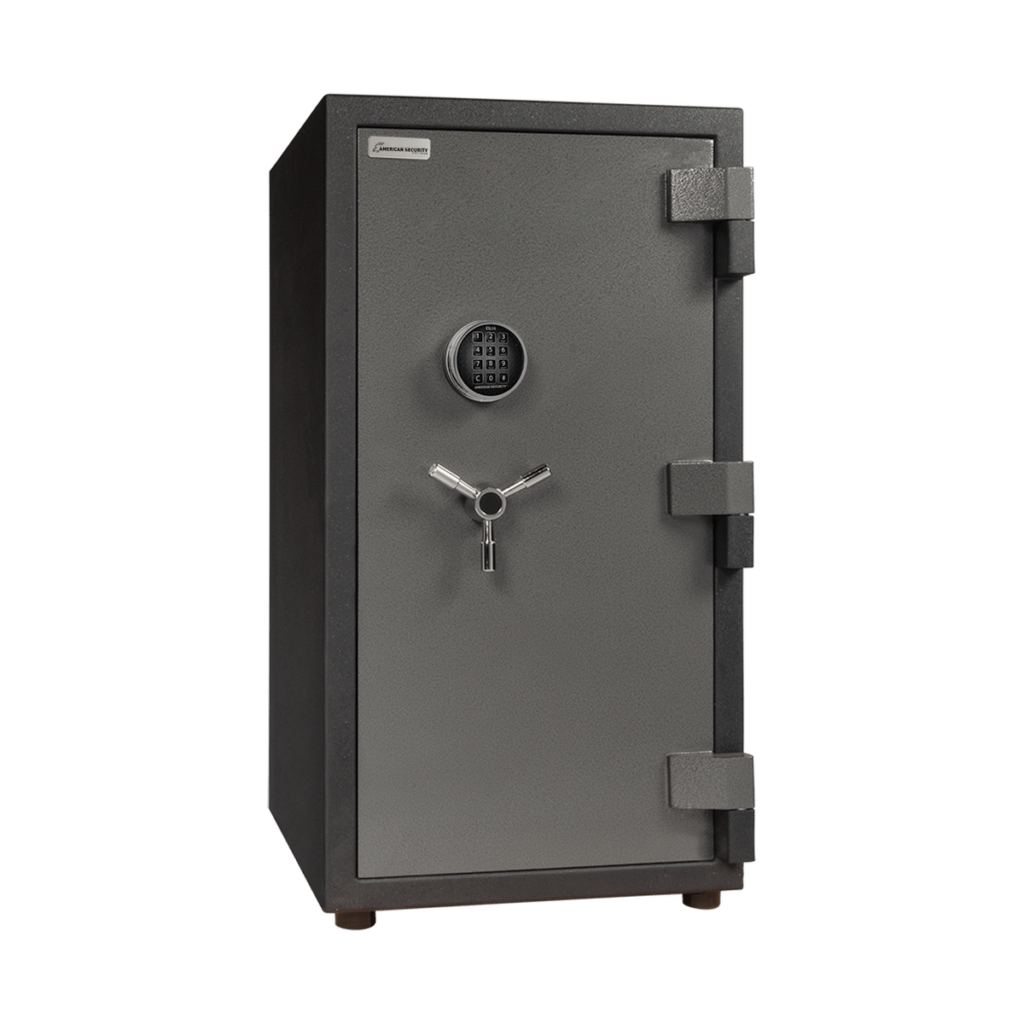 American Security BFS3416 safe closed in manufacturer-standard two-tone