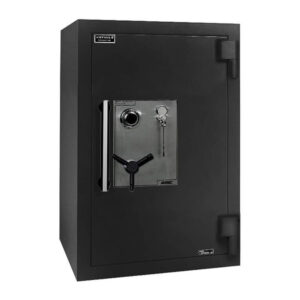 American Security CF3524 high-security safe closed in charcoal gray
