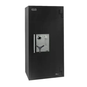 American Security CF6528 high-security safe closed in charcoal gray