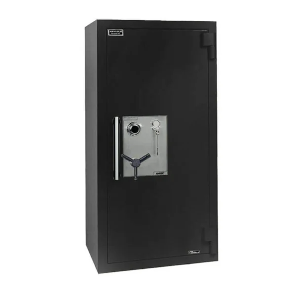 American Security CF6528 high-security safe closed in charcoal gray