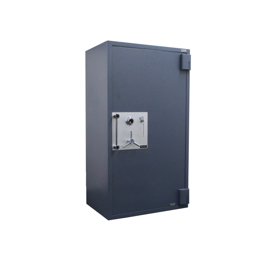 American Security CF7236 high-security safe closed in charcoal gray