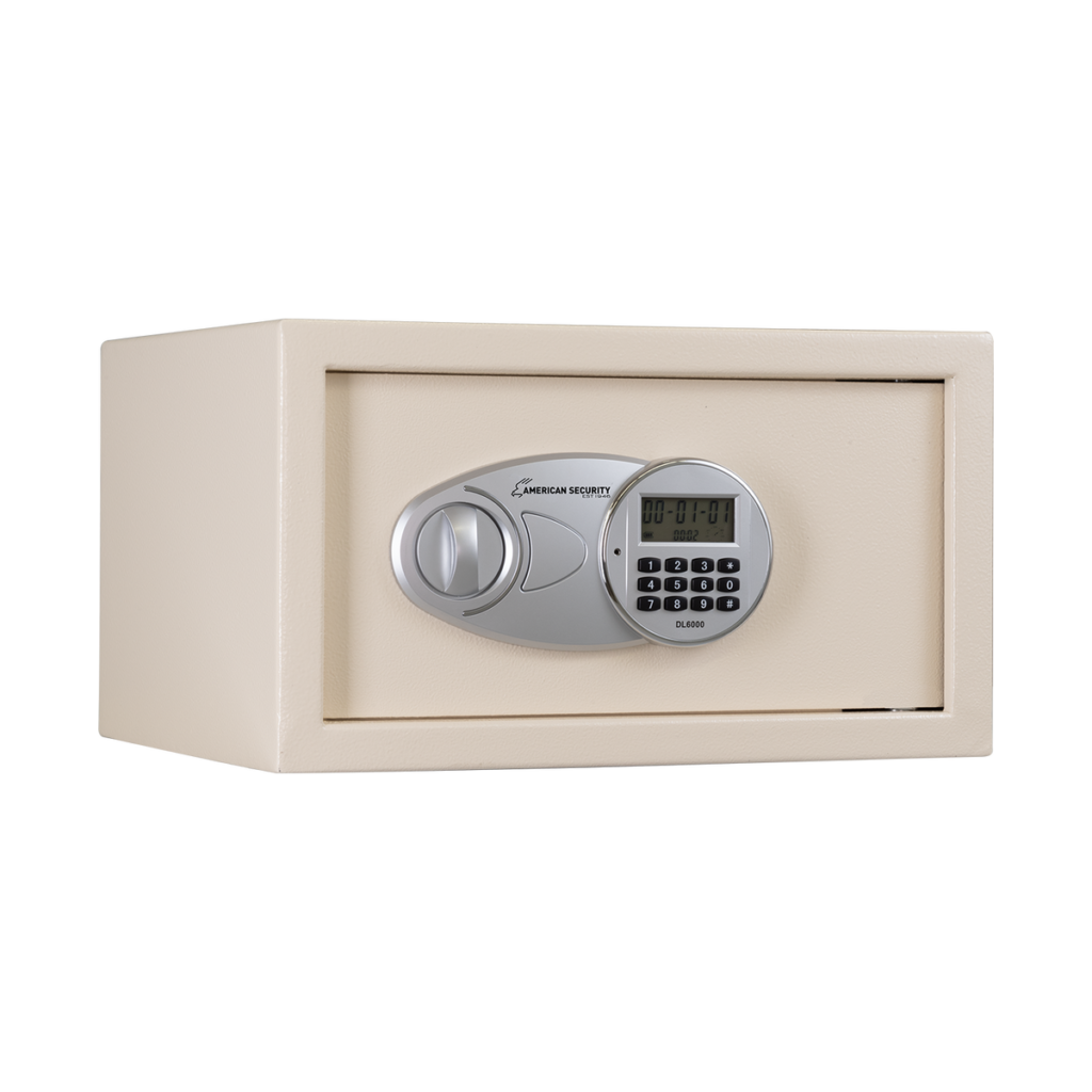 American Security EST916 safe closed in Textured Cream