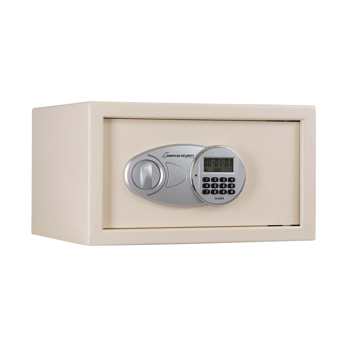 American Security EST916 safe closed in Textured Cream