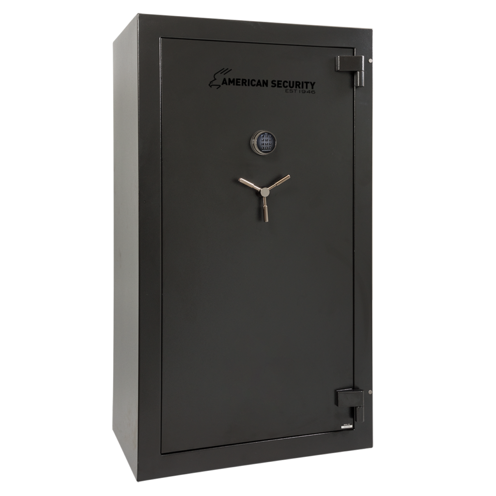 American Security SF7240 gun safe closed in black finish