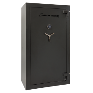 American Security SF7240 gun safe closed in black finish