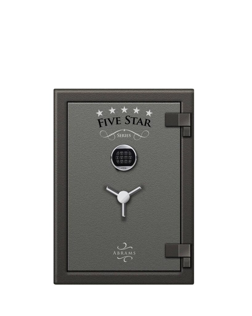 5 Star Abrams fire and burglary safe with LA GARD Basic electronic lock