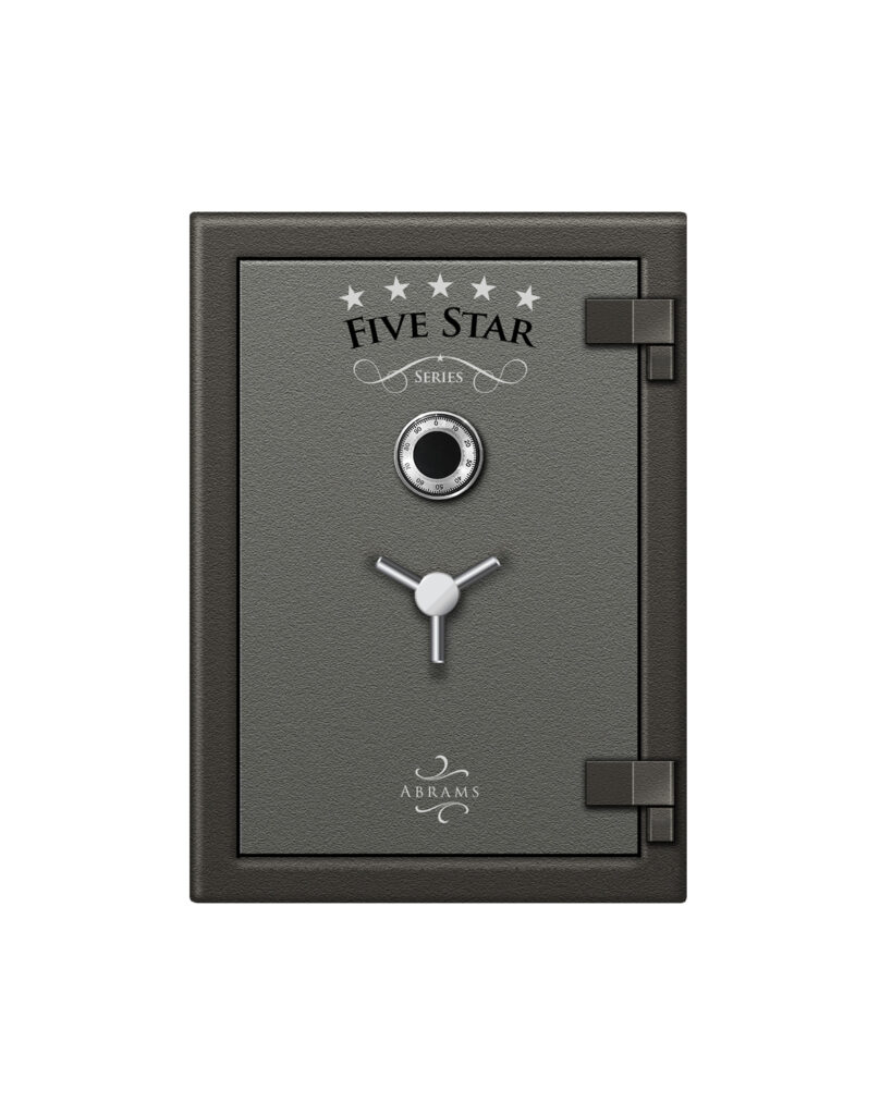 5 Star Abrams fire and burglary safe with LA GARD mechanical lock