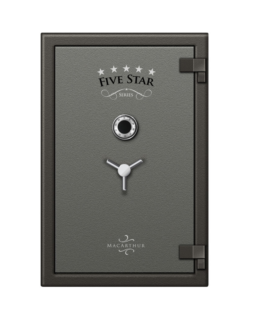 5 Star MacArthur fire and burglary safe with LA GARD mechanical lock