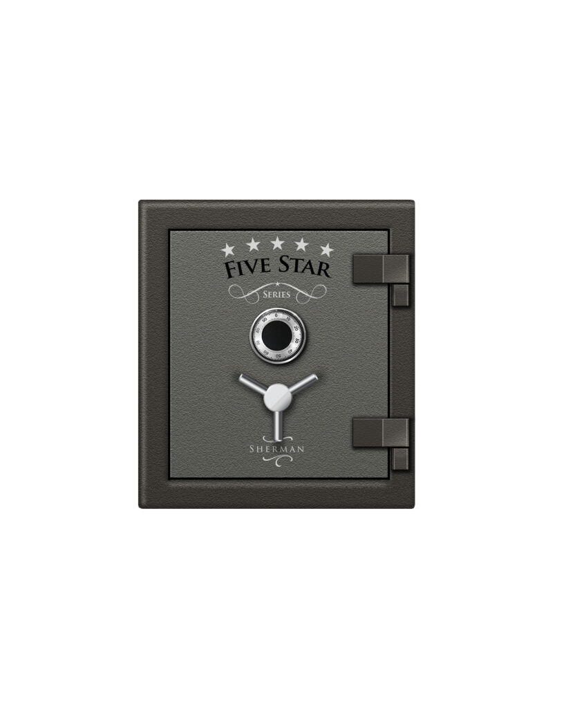 5 Star Sherman fire and burglary safe with LA GARD mechanical lock